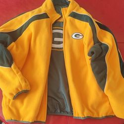 XL Reversible Jacket Green Bay NFL Team 