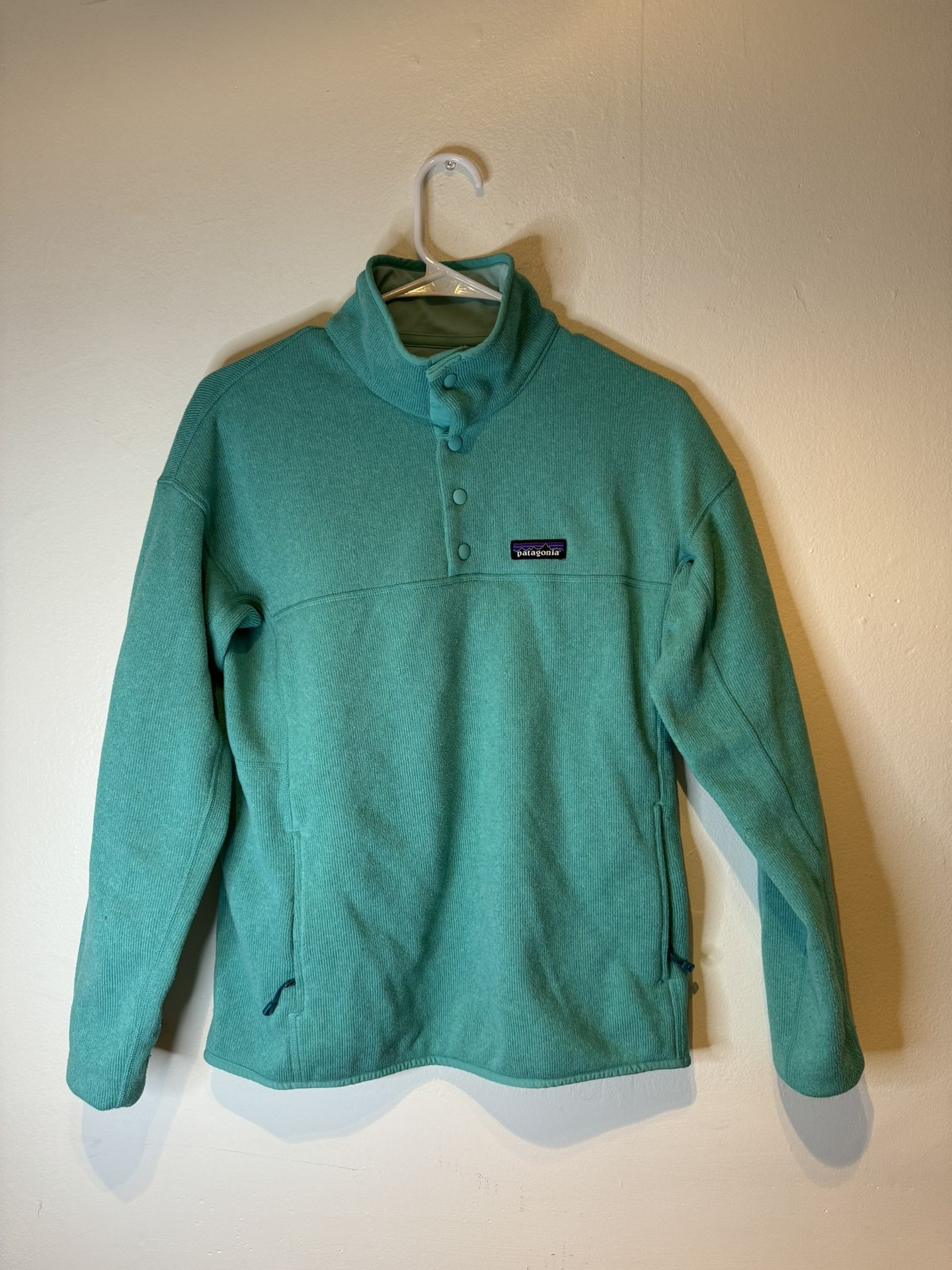 Patagonia Better Sweater Marsupial Fleece Pullover Jacket Blue Size M