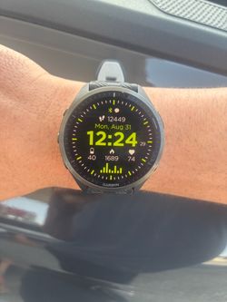 Garmin Forerunner 965 in [Black], titanium bezel, 47mm