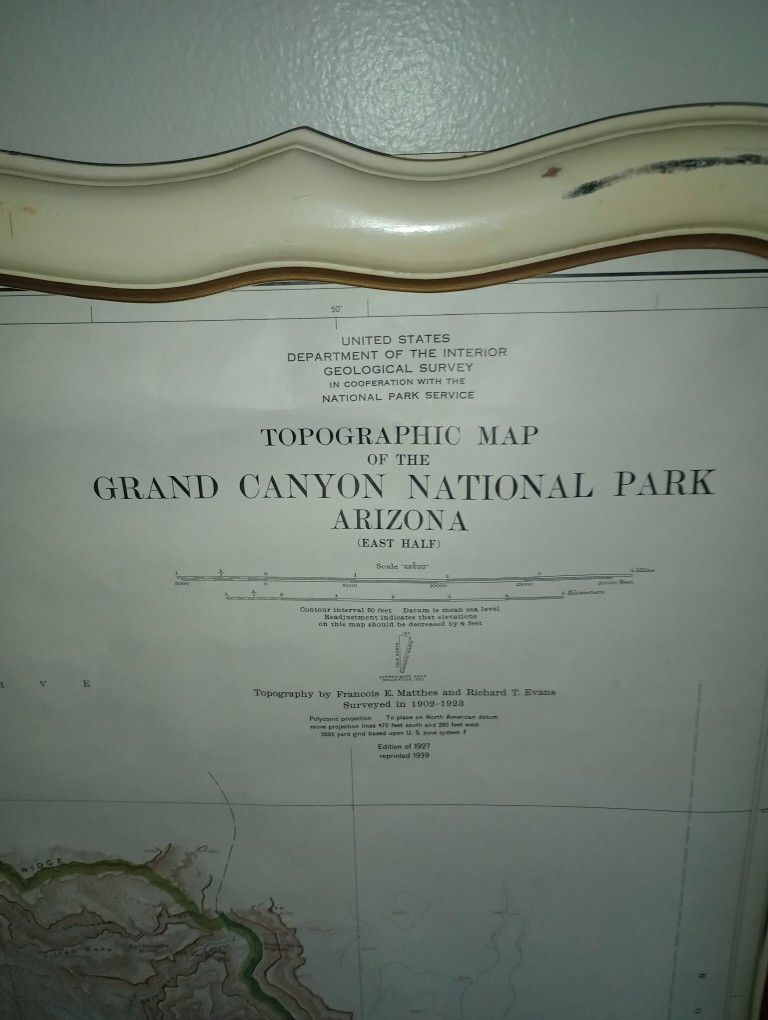 Topographical Maps of Grand Canyon