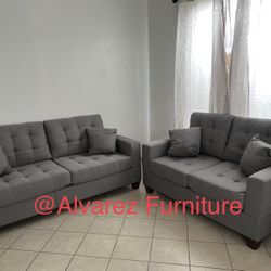 Sofa And Loveseat Set