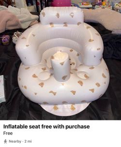 Baby floor seat FREE WITH PURCHASE ONLY