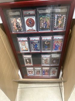 16 card display - PSA NBA/NFL/MLB