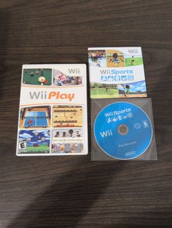 Nintendo Wii Wii Sports And Wii Play Bundle