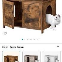 RunLexi  Has  Cat litter box Furniture Cabinet