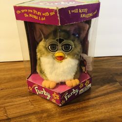 RARE IN BOX Furby 1998 70-800 Brown Grey