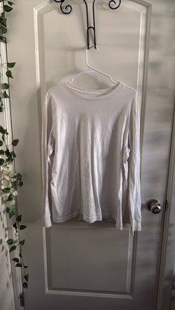 White Long-sleeve Top