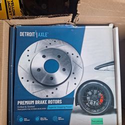 Detroit Axle Brake Rotors And Pads For GMC New Never Opened $150
