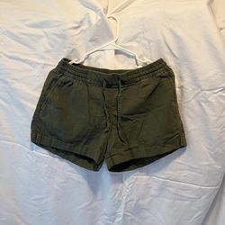 Khaki green shorts