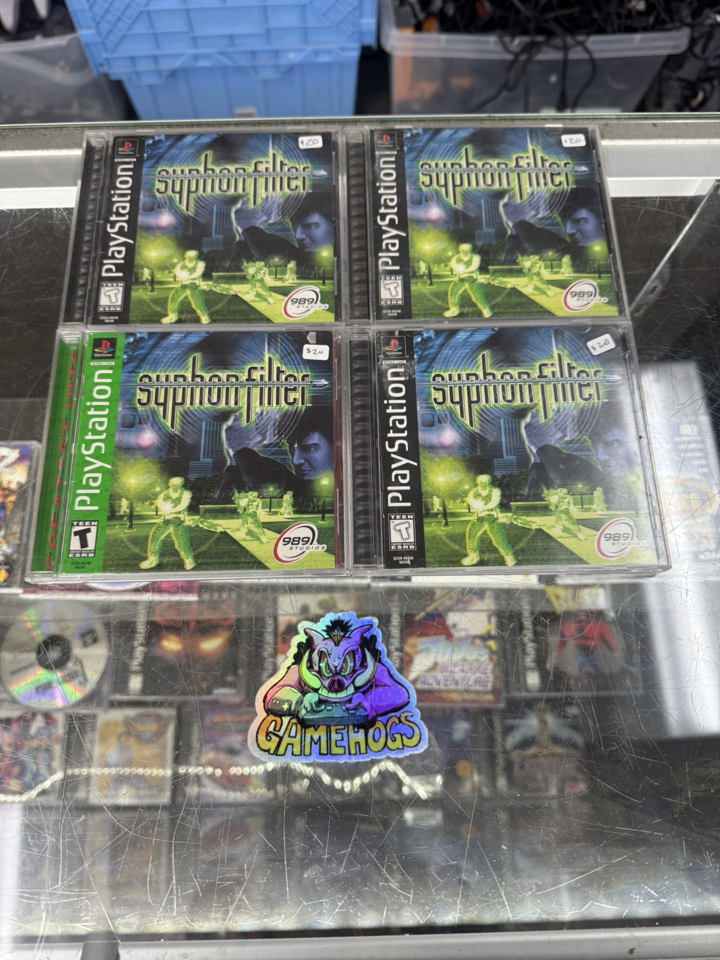 Syphon Filter Ps1 $20 Each Gamehogs 11am-7pm