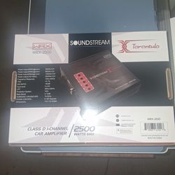 Soundstream Taratula 2500 Watts Class D Amplifier Brand New In The Box