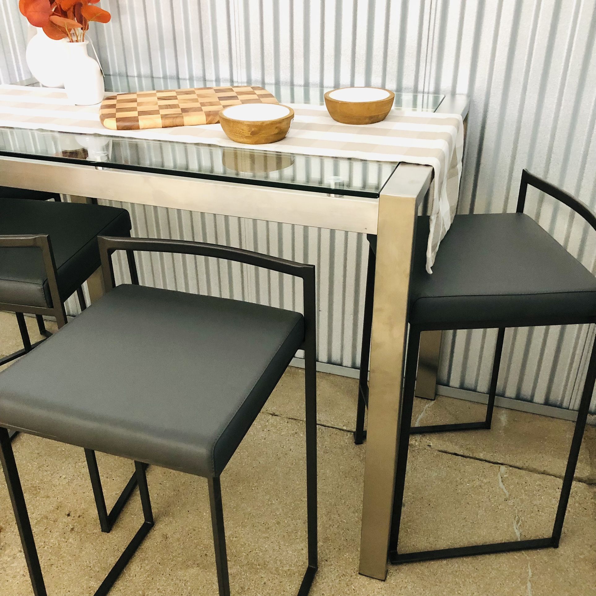 Fuji Stacker Barstools – Set of 4 (LumiSource)