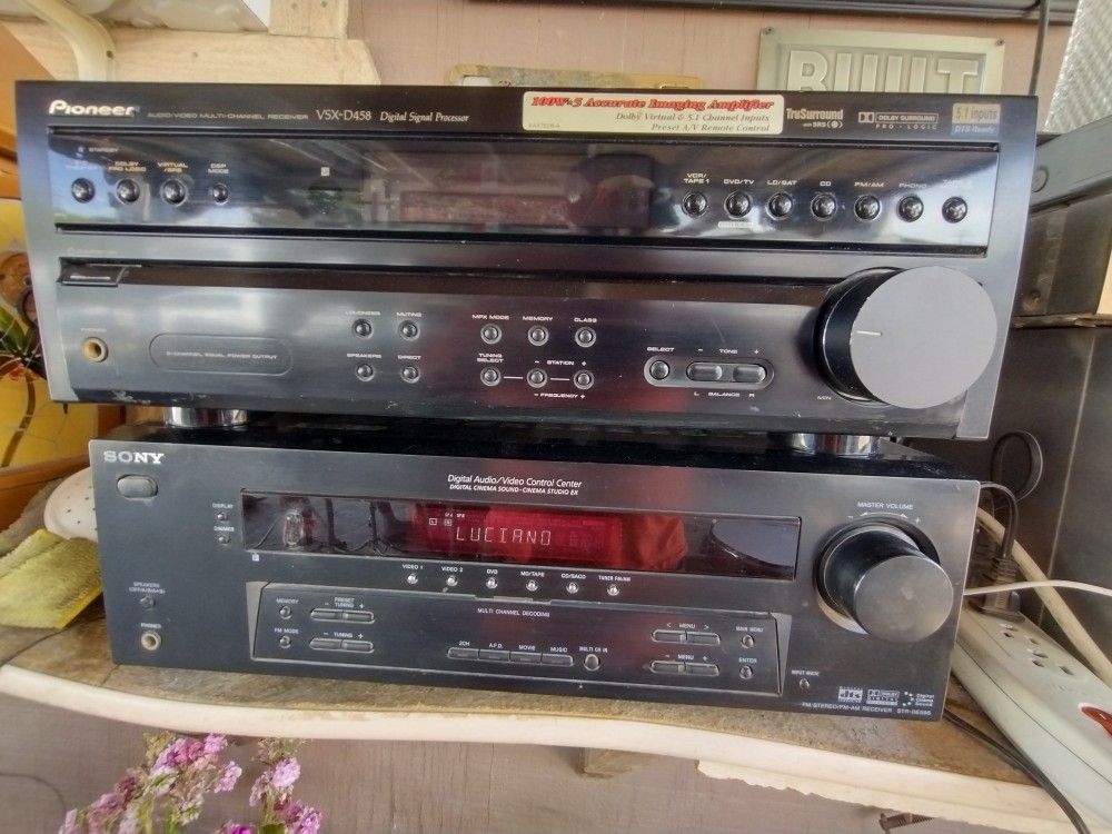Sony And Onkyo Recivers