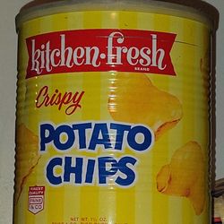 Antique Potato Chip Can