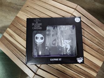 Nightmare Before Christmas Glass Set