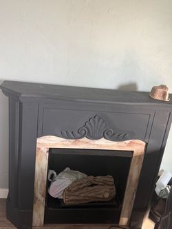 Simulated fireplace