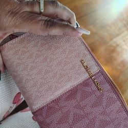MK Pink Wallet