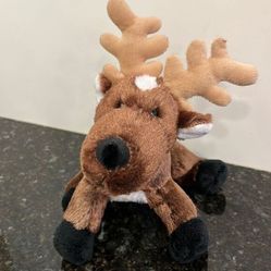 Webkinz Ganz Moose Reindeer Vintage Adopt A Pet Plush Stuffed Animal Christmas 