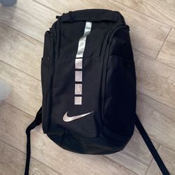 Nike Hoops Elite Pro Basketball Backpack Black Silver Gray Ba5554 011
