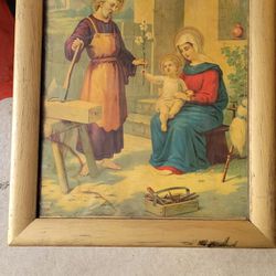 Print Of Mary, Jesus and Joseph 
