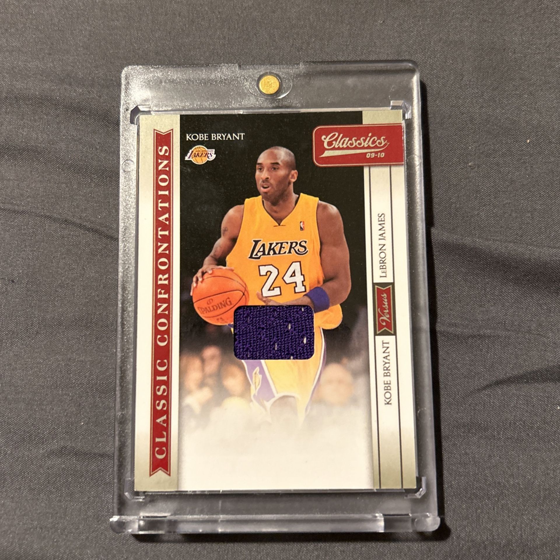 Kobe Bryant/LaBron James Duel Game Worn Numbered /199