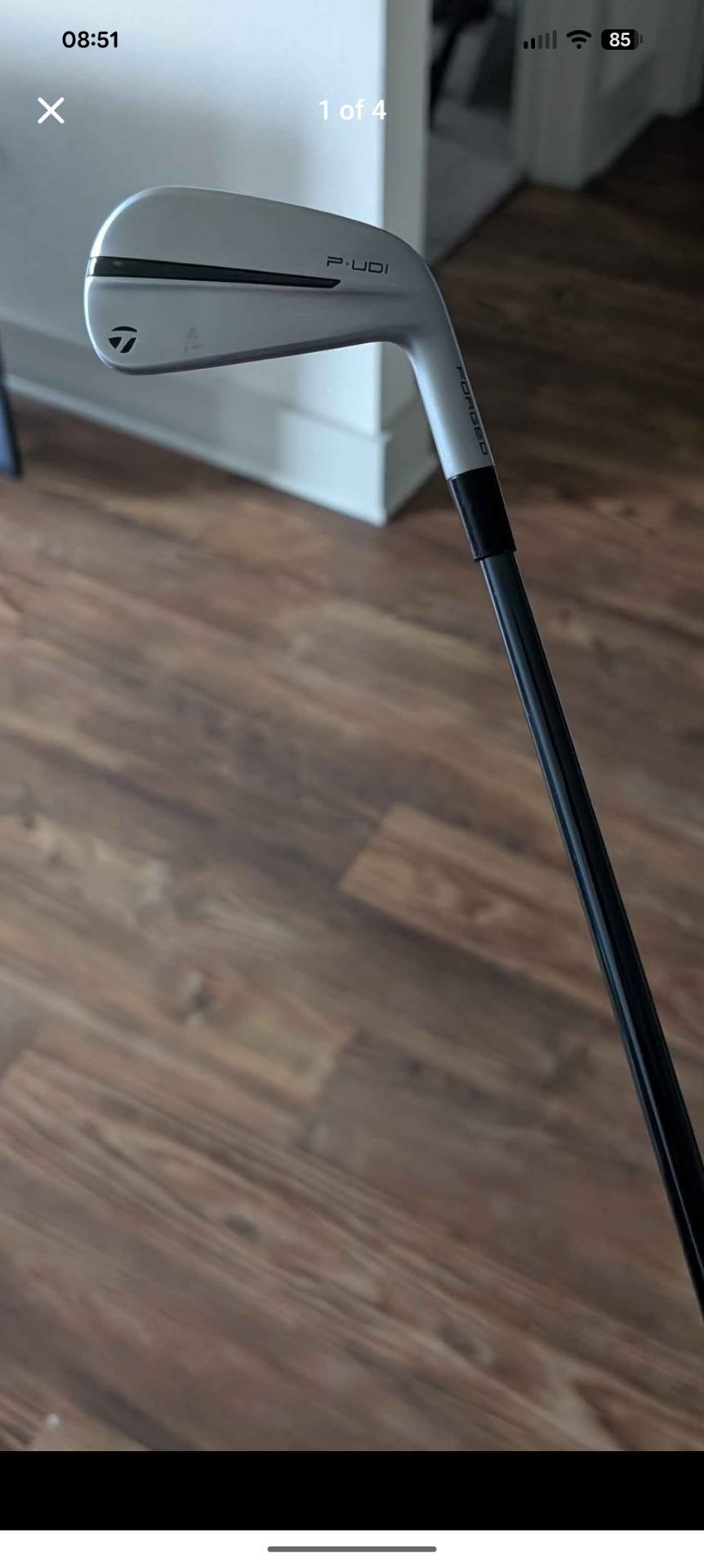 TaylorMade P•UDI 2 Iron 17° – Mitsubishi MMT/Recoil DART Stiff – Near Mint
