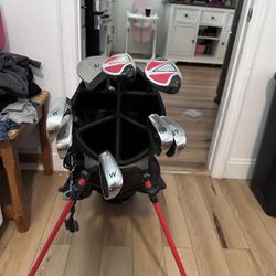 Top Flite Golf Bag And Clubs 