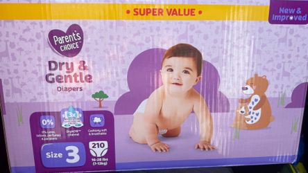 Parent’s choice diapers size 3 (2 available)