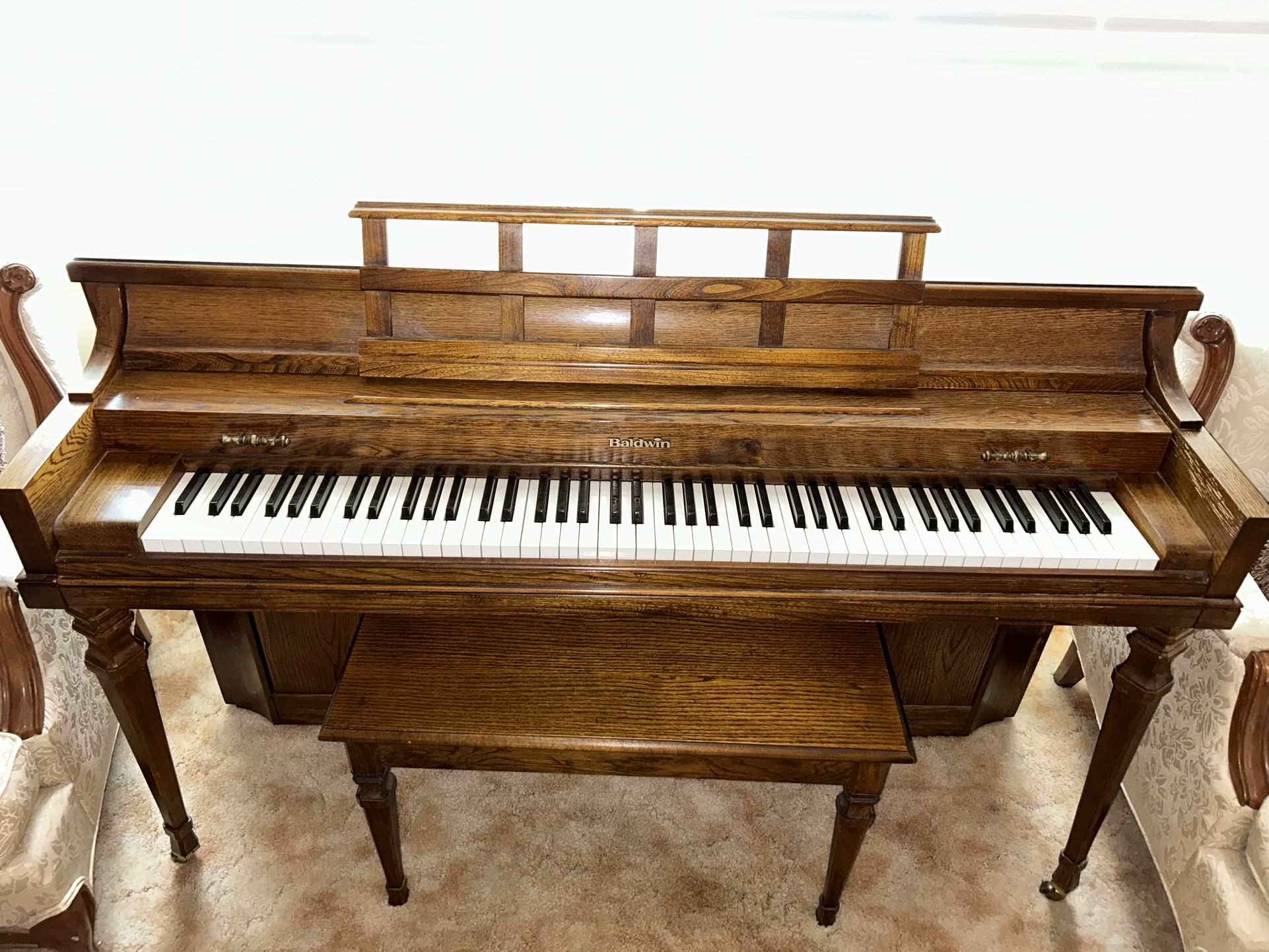 Baldwin piano With Bench