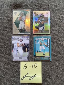 2020 Rookie QB Lot Cards Herbert, Tua, Hurts