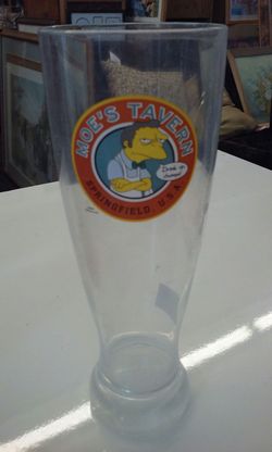 Tall glass moe's tavern