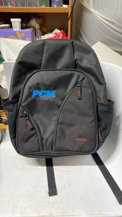New PCM Black Back Pack With Multiple Compartments 