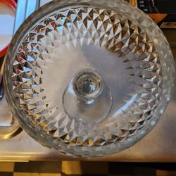 Glass Crystal Candy Dish