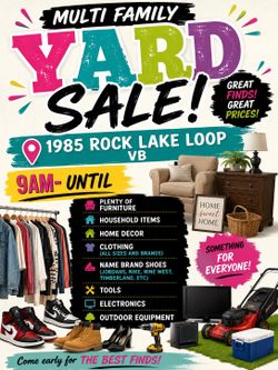 Multi-Family Yard Sale!!!!