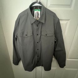 Eddie Bauer XL Men's Voyager Fleece-Lined Shirt Jacket ASAP SELL