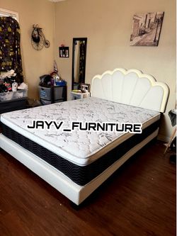 New Queen Bed Frame With Mattress