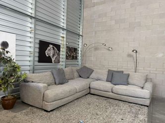 Gray modern sectional- free delivery