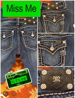 Miss Me Size 27 Jeans This Pocket Style Will Never Go Out Of Style. Super Cute.