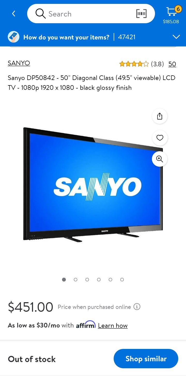 Sanyo 50in