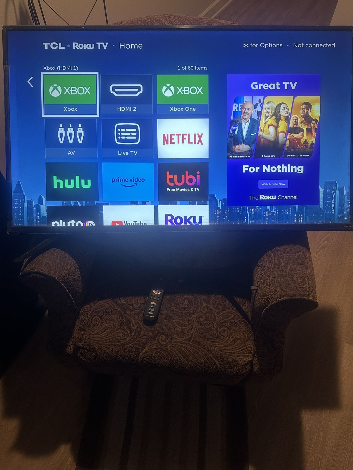Roku Smart TV With Remote