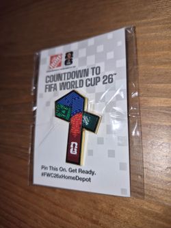 World cup countdown pin