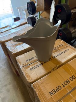 1/2 gal Gray Plastic Watering Can