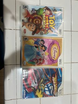 3 Wii games