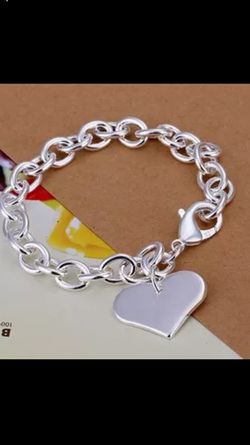 Sterling silver bracelet! Brand new! Stamped 925! Also have the necklace to match!