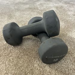 10lb dumbbell weights (set of 2)