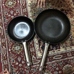 Crofton Heavy Cast iron Pans Like Brand New Pots Pans Cooking Utensils Cutlery 