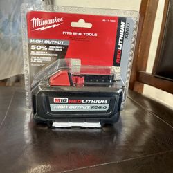 Milwaukee M18 REDLITHIUM High Output XC6.0 battery