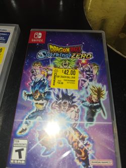 Nintendo switch game Dragon ball sparkingzero