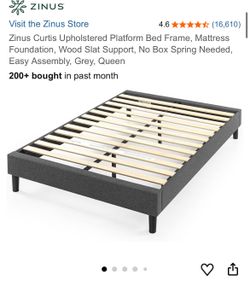 Zinus Curtis queen bed frame