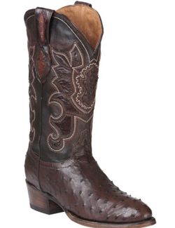 Bota rodeo original avestruz